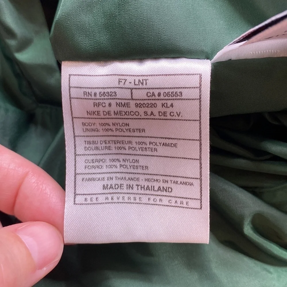 Vintage Nike Reversible Green Bay Packers Pullover Jacket Size Medium